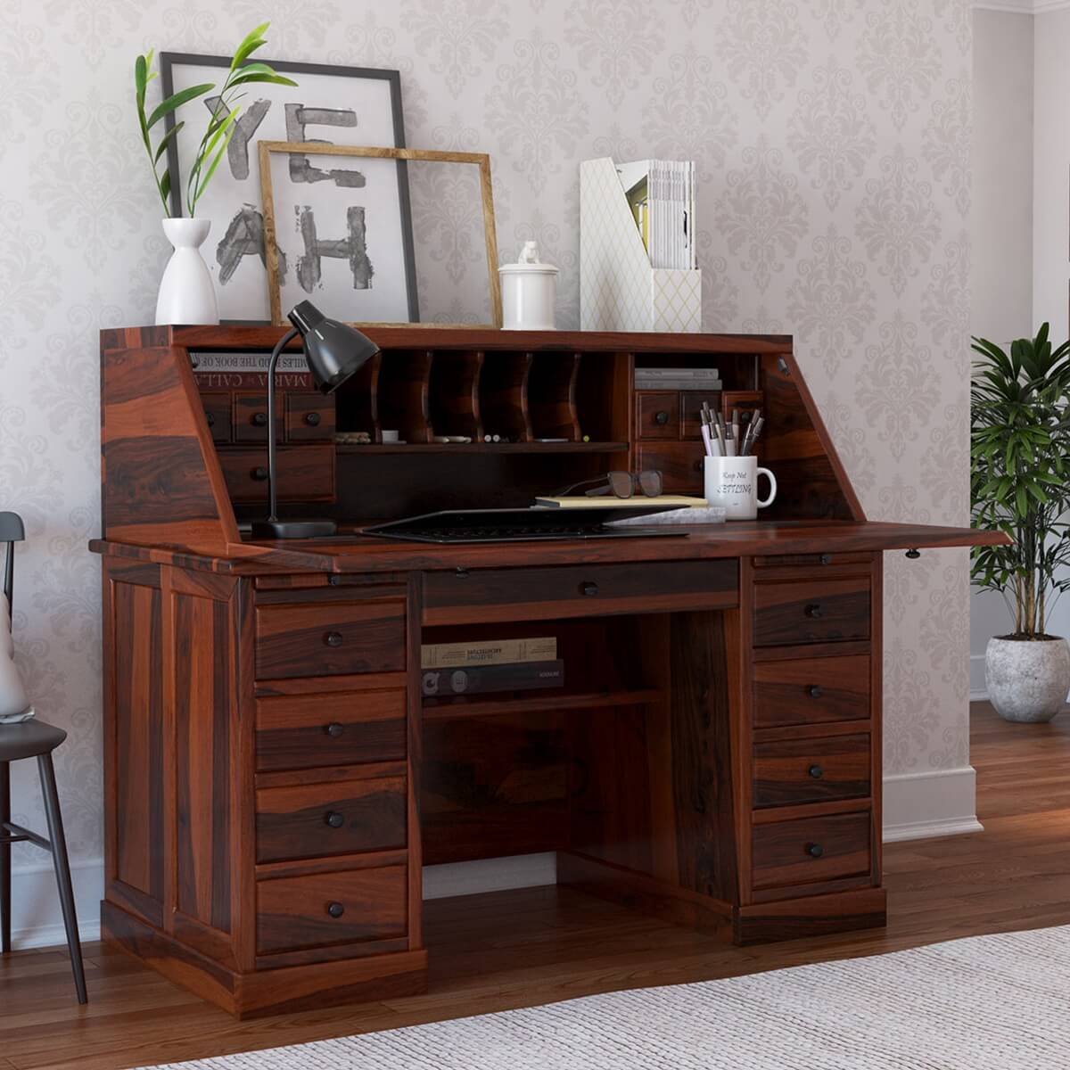 Office Furniture Real Wood At Ian Milligan Blog