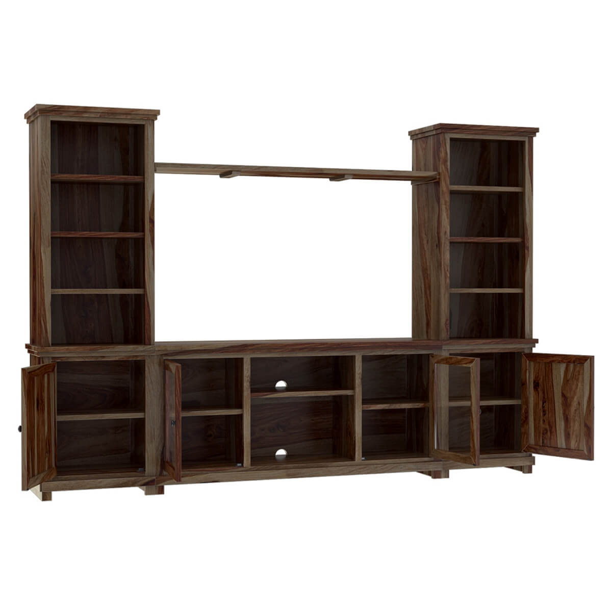 Towson Solid Wood Entertainment Center For TVs Up To 70"