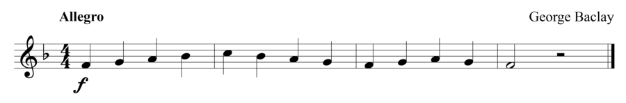 Grade 1 trumpet sight reading exercise, "Don't Pause" by George B. on SightReadingMastery