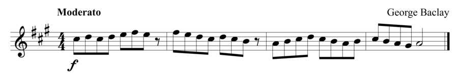 Grade 1 violin sight reading exercise, "A Happy Soul" by George B. on SightReadingMastery