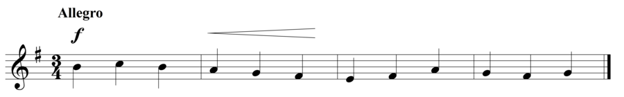 Grade 2 voice sight reading exercise, "Prelude to a March" by Steven K. on SightReadingMastery