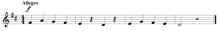 Grade 2 voice sight reading exercise, "Quite Alright" by Steven K. on SightReadingMastery