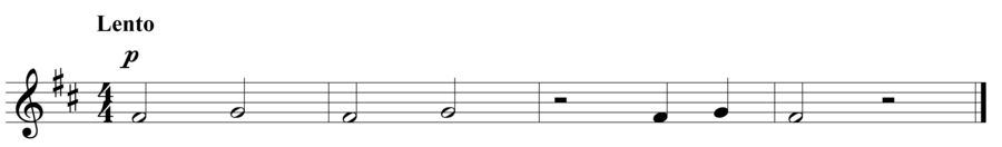Grade 2 voice sight reading exercise, "Almost Nothing" by Steven K. on SightReadingMastery