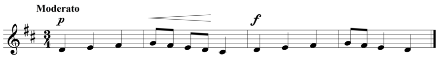 Grade 2 voice sight reading exercise, "Brief Interlude" by Steven K. on SightReadingMastery