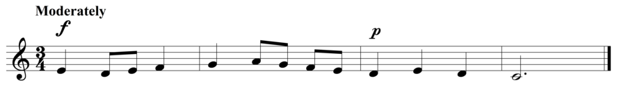Grade 2 voice sight reading exercise, "Postlude in C Major" by Steven K. on SightReadingMastery