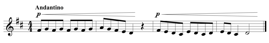 Grade 2 voice sight reading exercise, "Make it Loud!" by Szabolcs Attila S. on SightReadingMastery