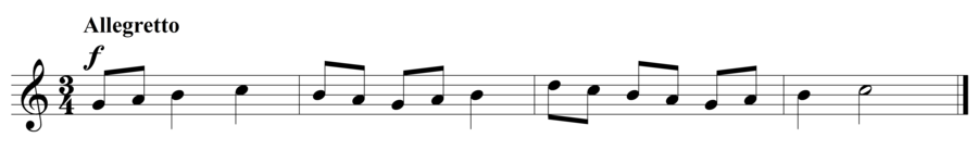 Grade 2 voice sight reading exercise, "Victory! Victory!" by Szabolcs Attila S. on SightReadingMastery