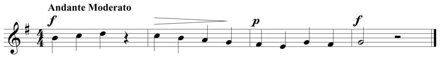Grade 2 voice sight reading exercise, "Andante Moderato in G Major" by Szabolcs Attila S. on SightReadingMastery