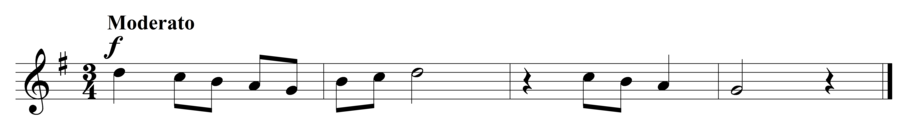 Grade 2 voice sight reading exercise, "A Joyful Acclamation" by Szabolcs Attila S. on SightReadingMastery