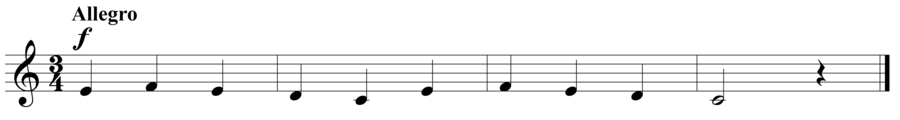Grade 2 voice sight reading exercise, "Postlude" by Szabolcs Attila S. on SightReadingMastery