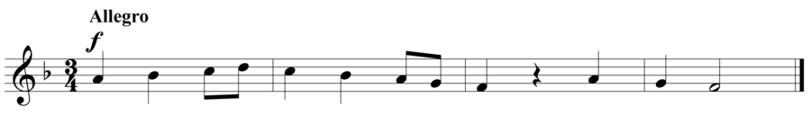 Grade 2 voice sight reading exercise, "Pesante" by Szabolcs Attila S. on SightReadingMastery