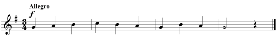 Grade 2 voice sight reading exercise, "Fast Marching" by Szabolcs Attila S. on SightReadingMastery