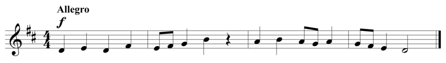 Grade 2 voice sight reading exercise, "Short and Fast" by Szabolcs Attila S. on SightReadingMastery