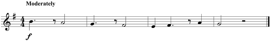 Grade 2 guitar sight reading exercise, "Breathe" by Jonathan D. on SightReadingMastery