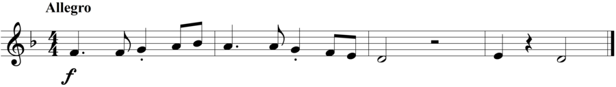 Grade 2 guitar sight reading exercise, "Pesante" by Honesto Jr. J. on SightReadingMastery