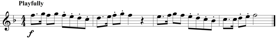 Grade 2 guitar sight reading exercise, "Try to Amuse Me" by Honesto Jr. J. on SightReadingMastery