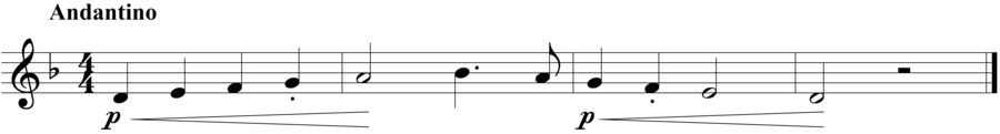 Grade 2 guitar sight reading exercise, "I'm Practicing Crescendos" by Honesto Jr. J. on SightReadingMastery