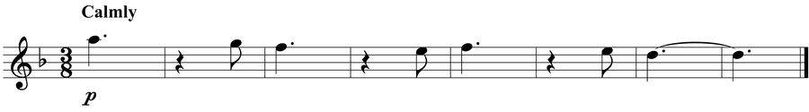 Grade 3 guitar sight reading exercise, "The Doubter" by Jonathan D. on SightReadingMastery