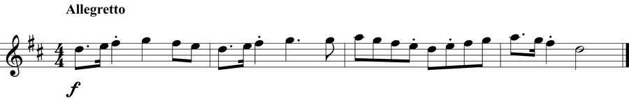 Grade 3 guitar sight reading exercise, "Victory! Victory!" by Jonathan D. on SightReadingMastery