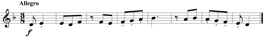 Grade 3 guitar sight reading exercise, "Short and Fast" by Honesto Jr. J. on SightReadingMastery