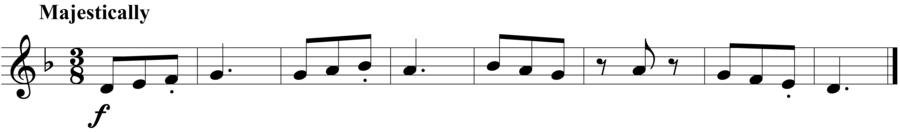 Grade 3 guitar sight reading exercise, "Solemnly Processing" by Honesto Jr. J. on SightReadingMastery