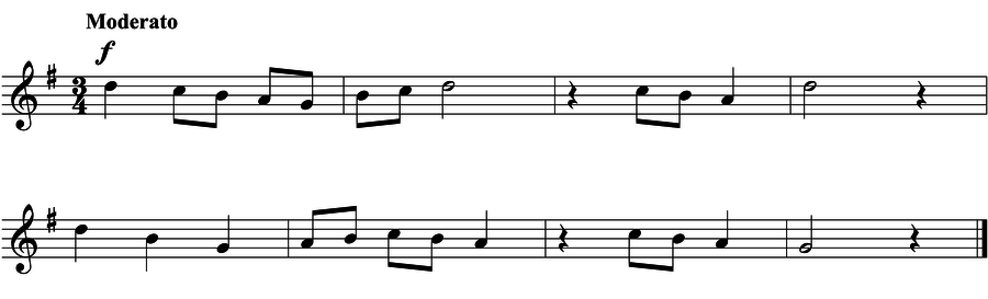 Grade 3 voice sight reading exercise, "A Joyful Acclamation" by Jonathan D. on SightReadingMastery