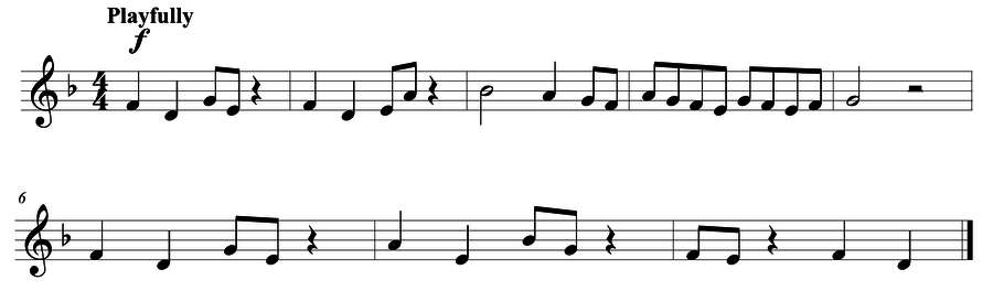 Grade 4 voice sight reading exercise, "Do the Rhythm" by Mark B. on SightReadingMastery