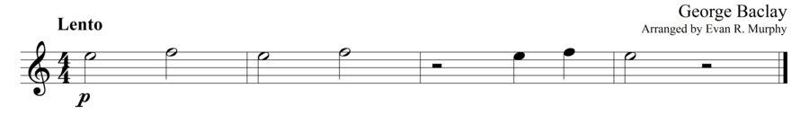 Grade 1 guitar sight reading exercise, "Almost Nothing" by George B. on SightReadingMastery