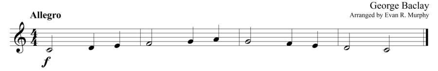 Grade 1 guitar sight reading exercise, "Ascend, Descend" by George B. on SightReadingMastery