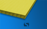 4mm Corrugated Plastic (Yellow)