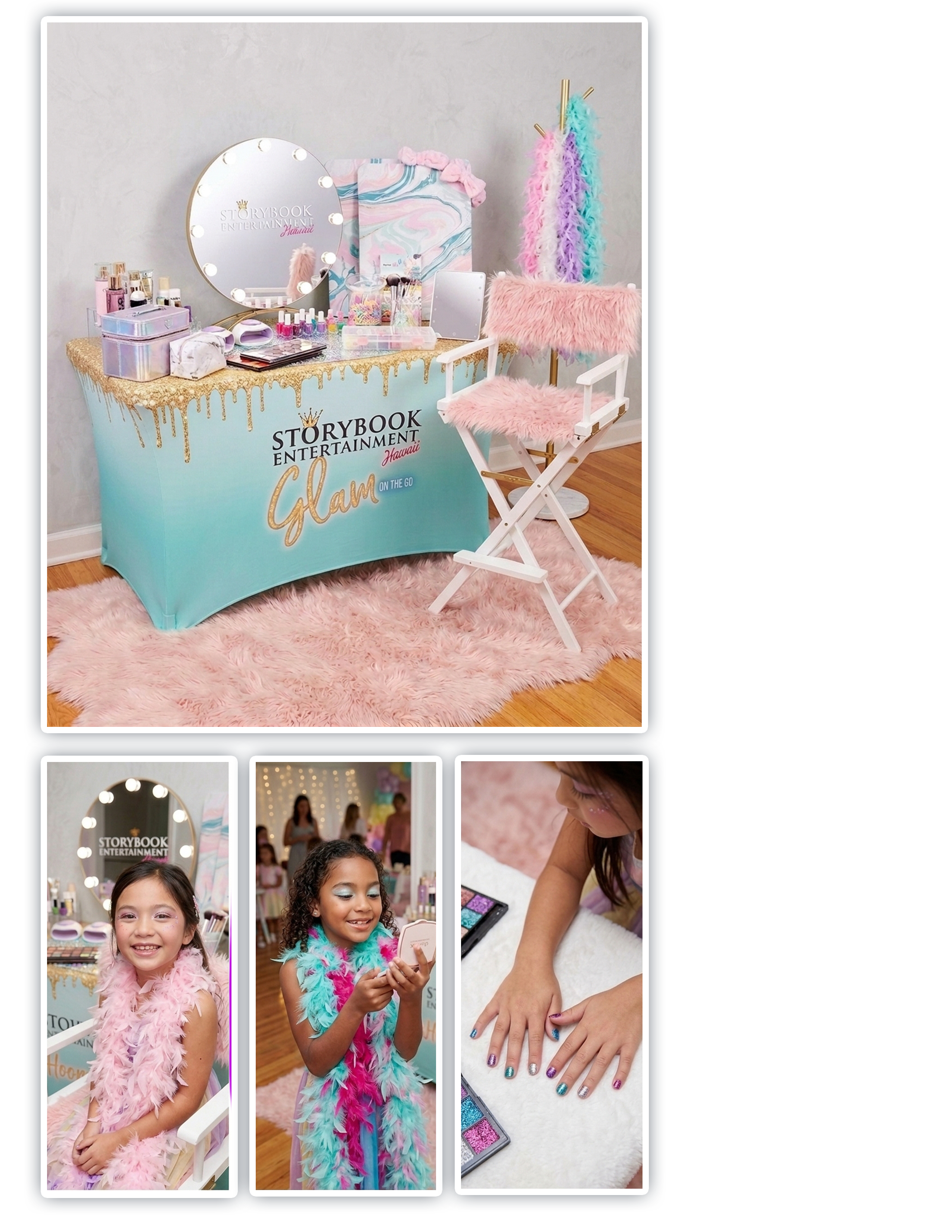 Glam on the Go setup