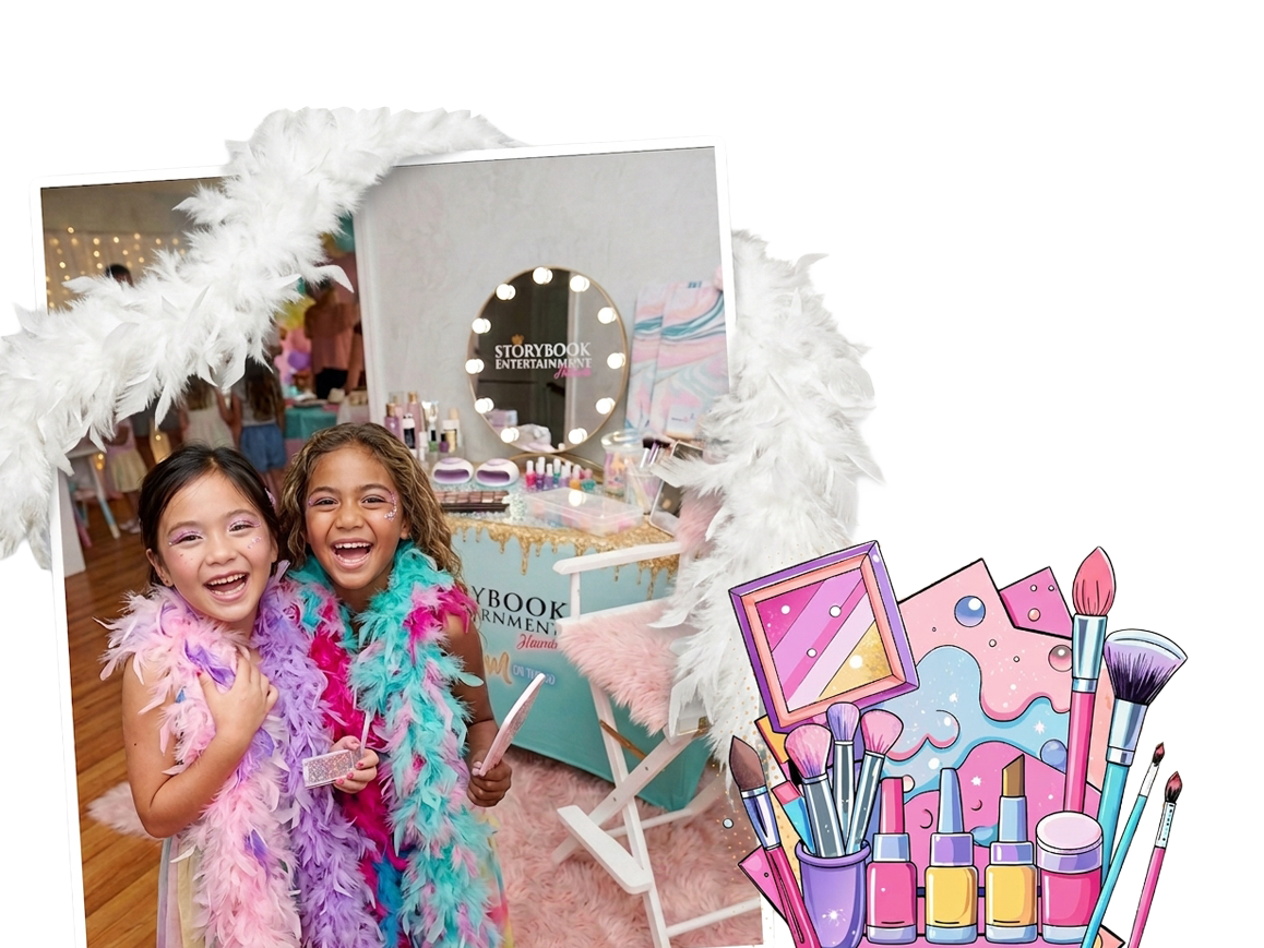 Glam on the Go display