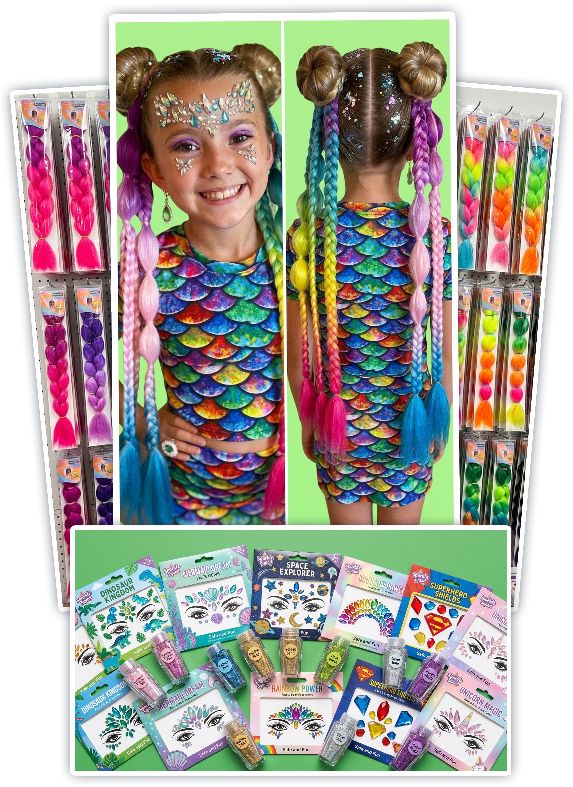 Bubble Braids and Bling