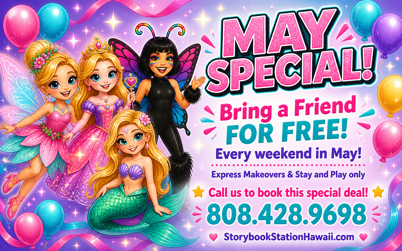 Storybook Station May Special – Bring a Friend Free!