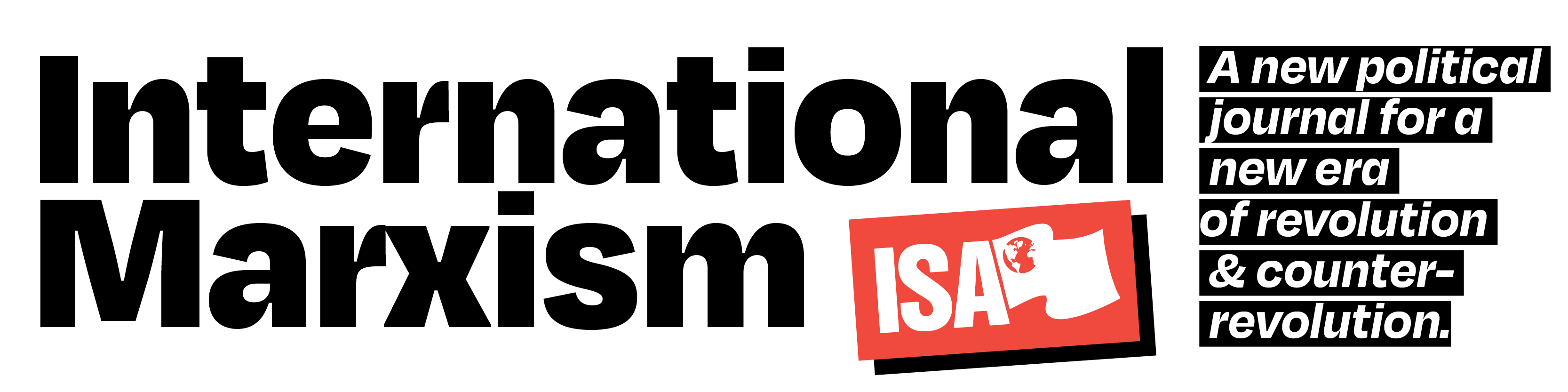 International Marxism Journal masthead
