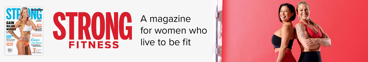 STRONG Fitness Magazine masthead