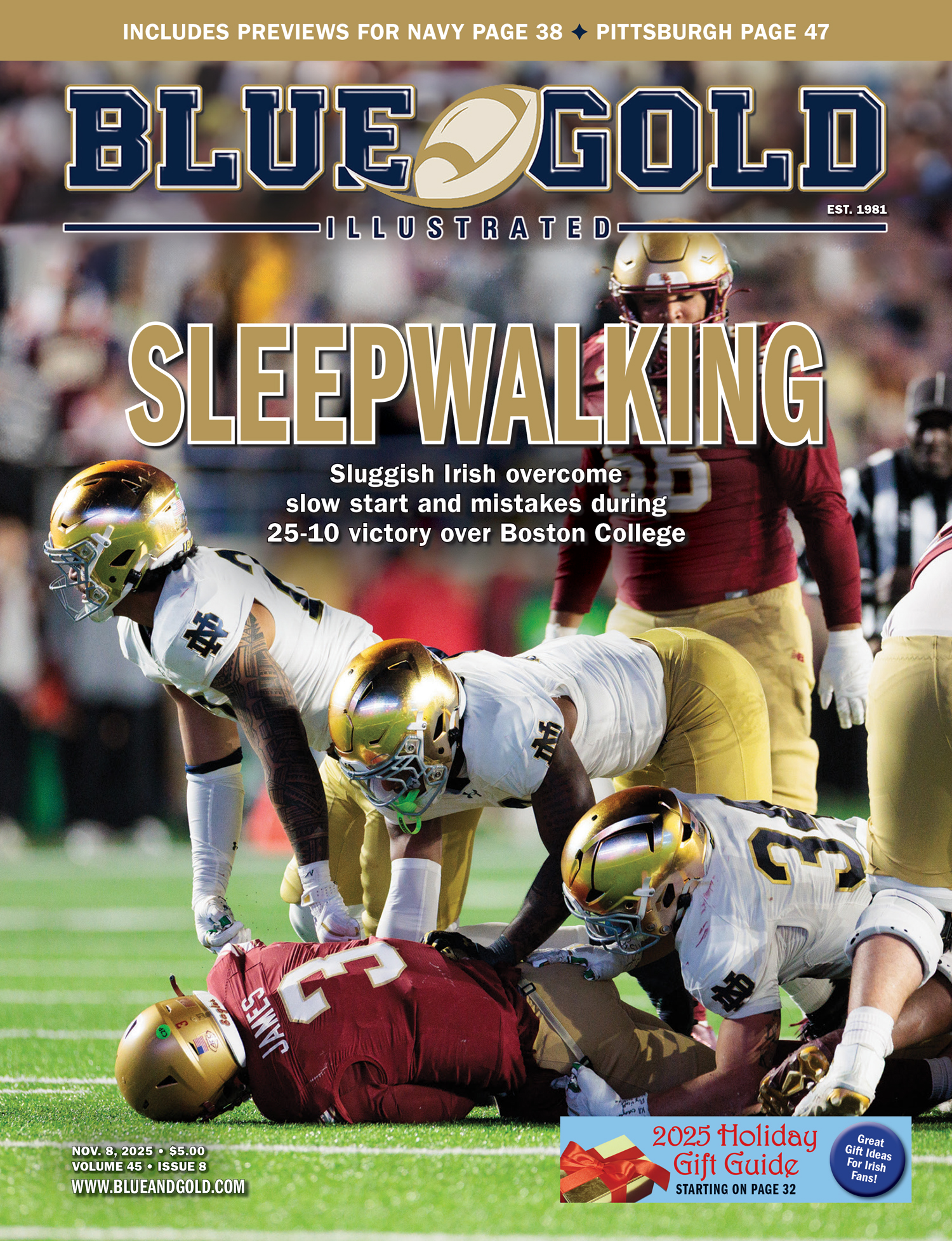 Blue & Gold Illustrated