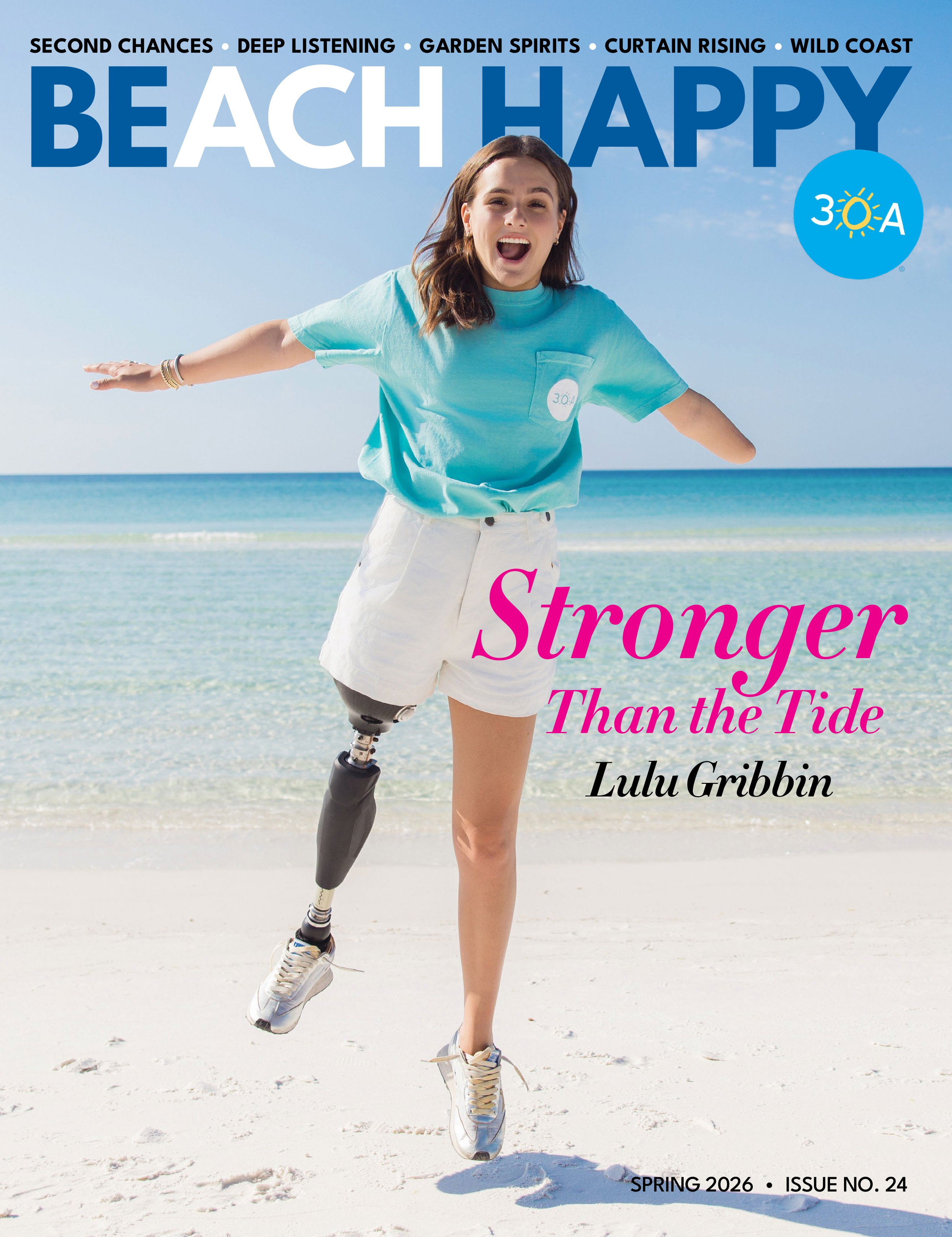 Beach Happy Magazine Cover Image