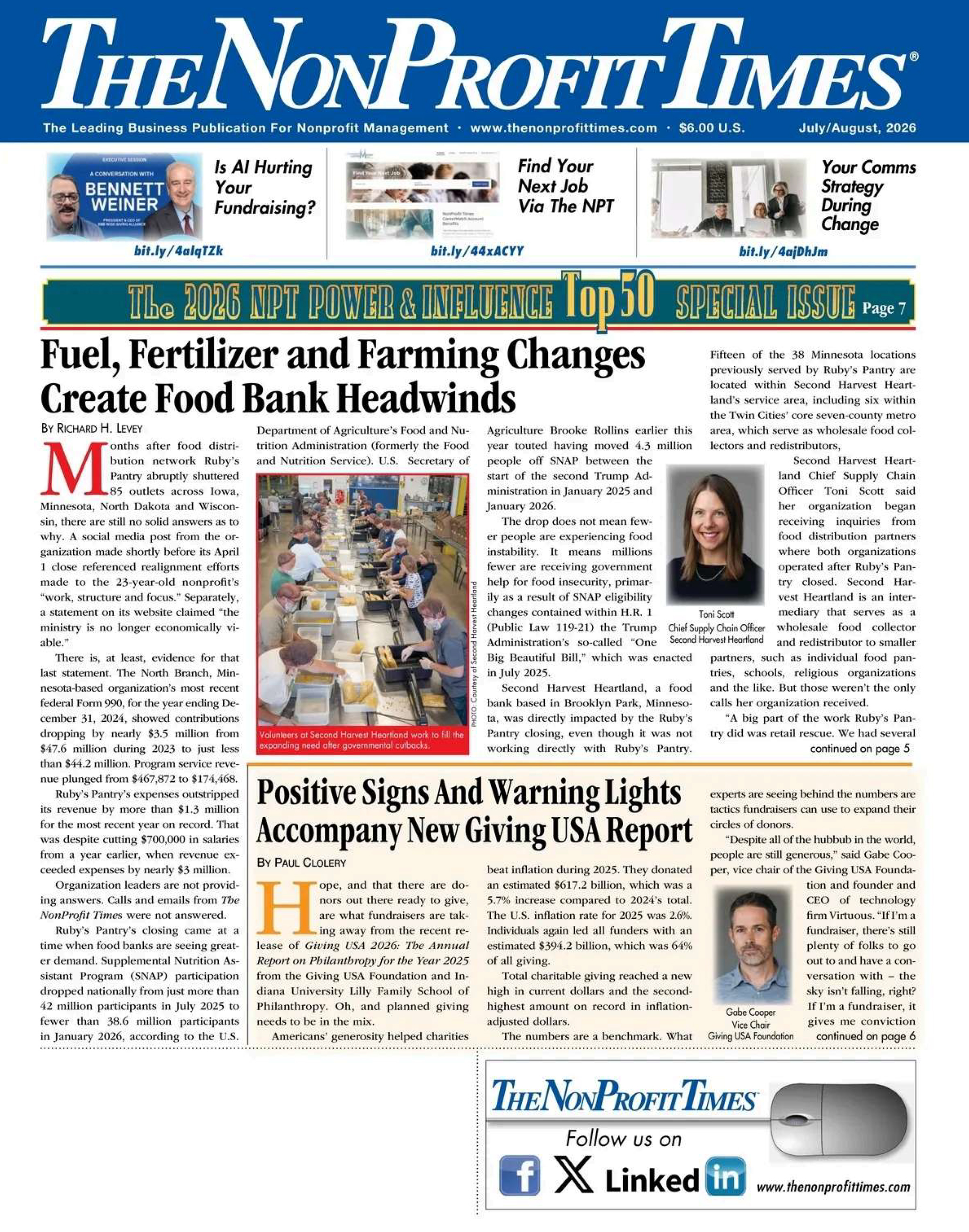 The NonProfit Times Cover Image