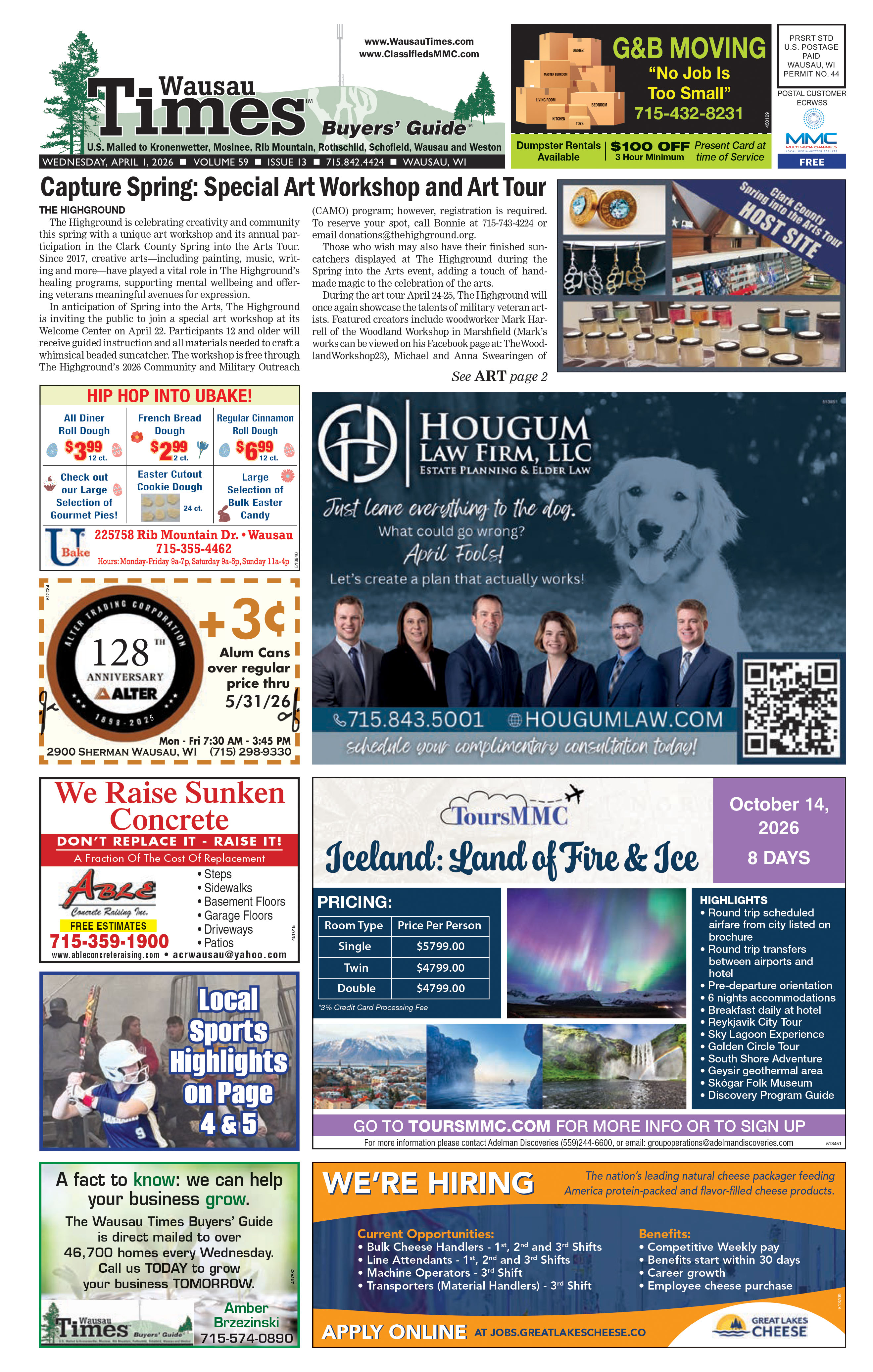 Wausau Times Cover Image