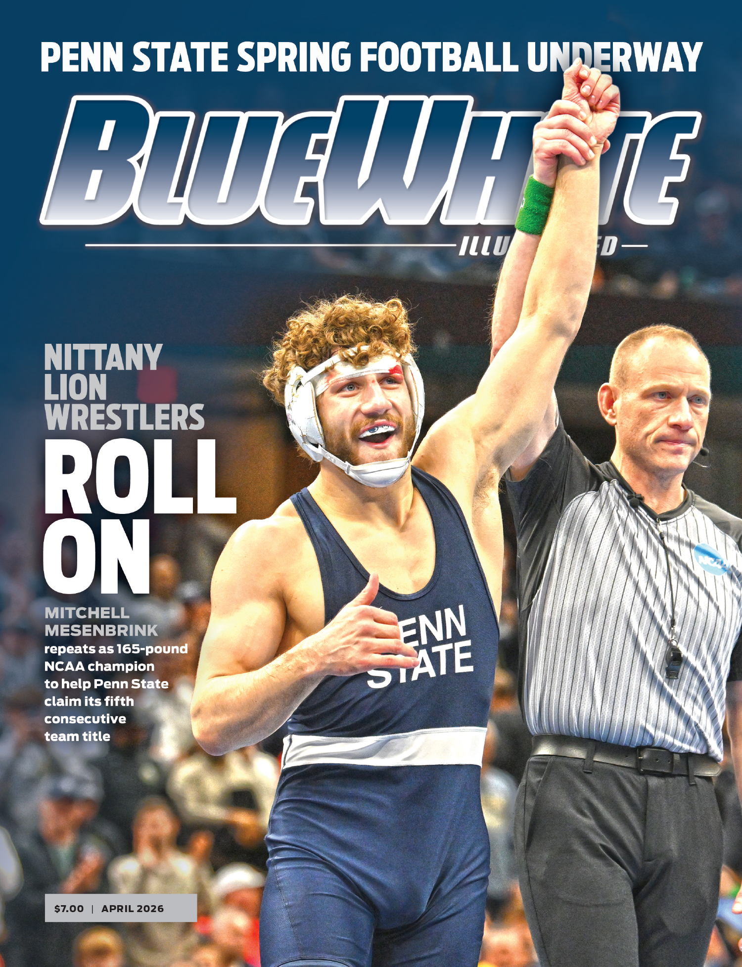 Blue White Illustrated