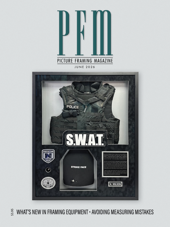 Picture Framing Magazine Cover Image