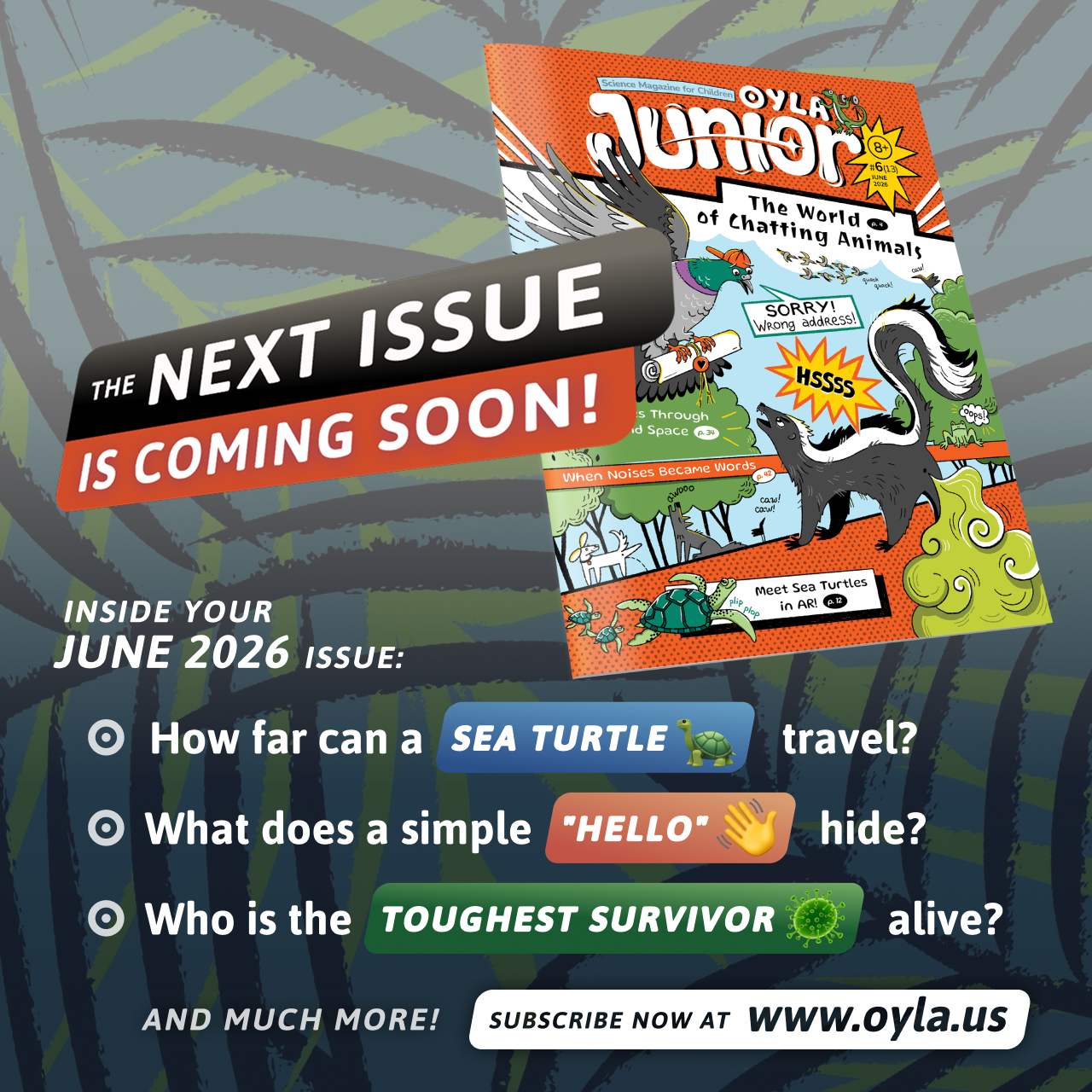 OYLA US JUNIOR (8+) Cover Image