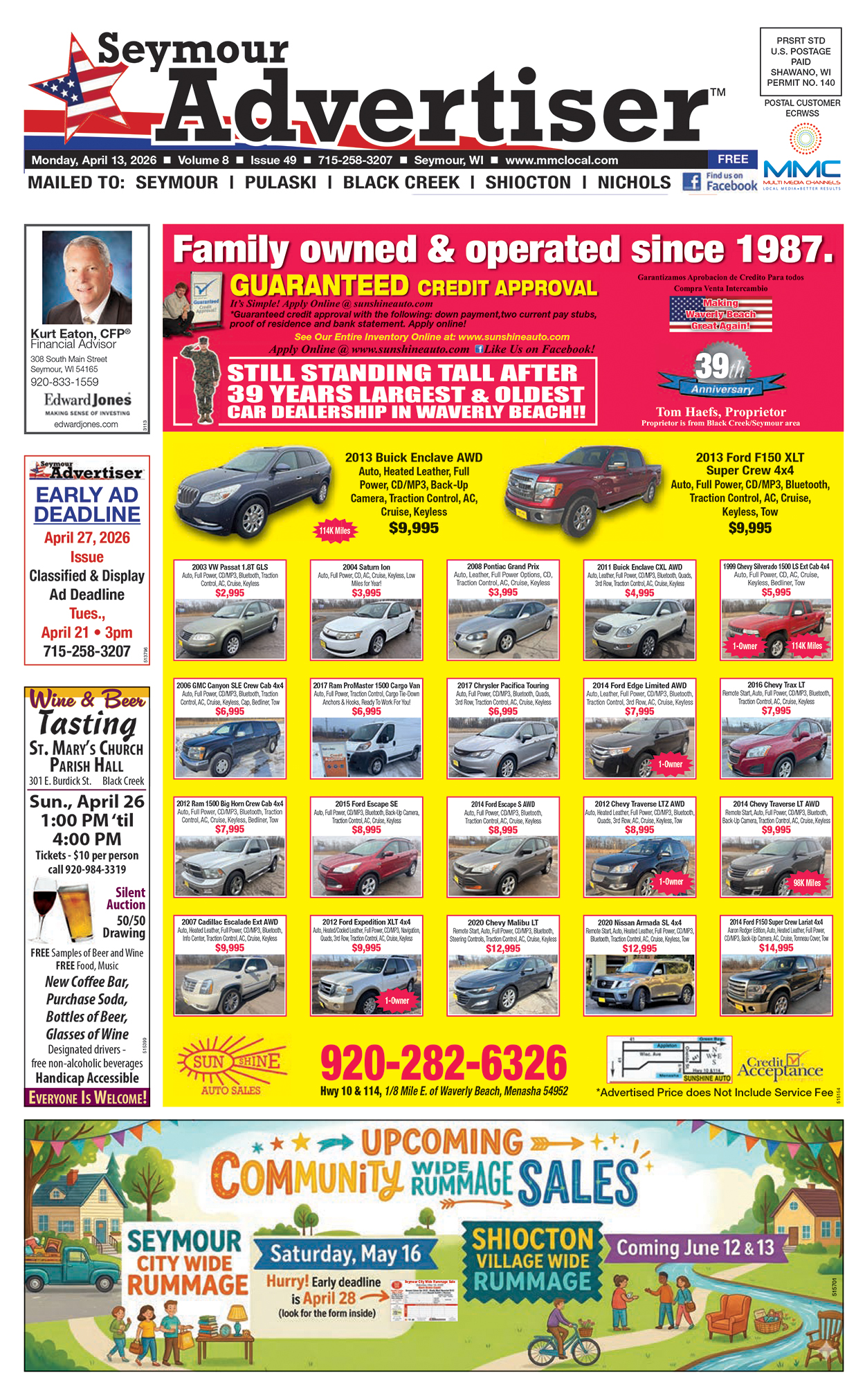 Seymour Advertiser Cover Image