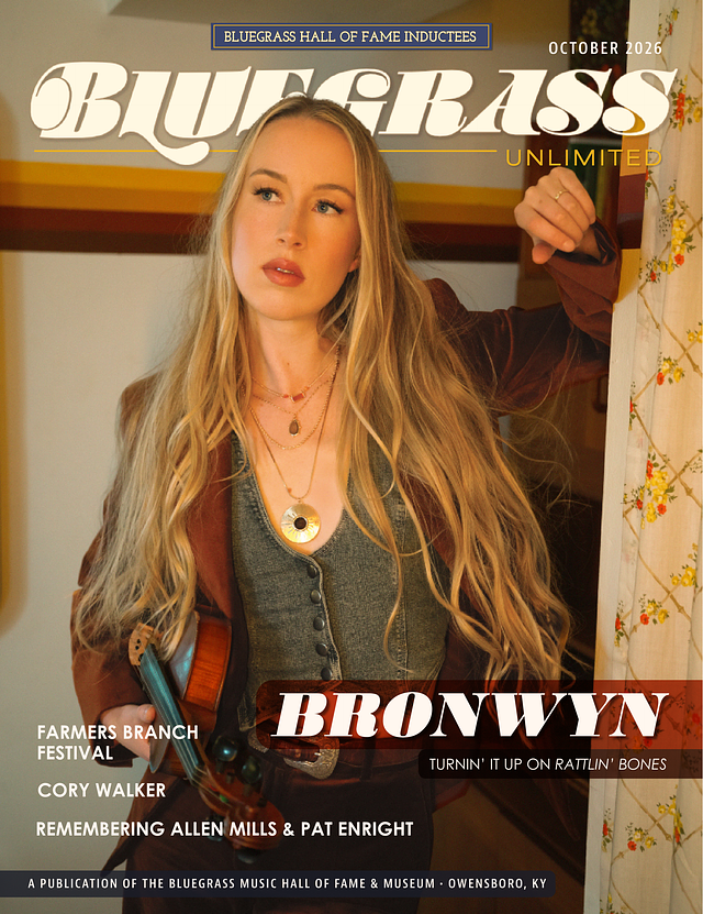 Bluegrass Unlimited Magazine Cover Image
