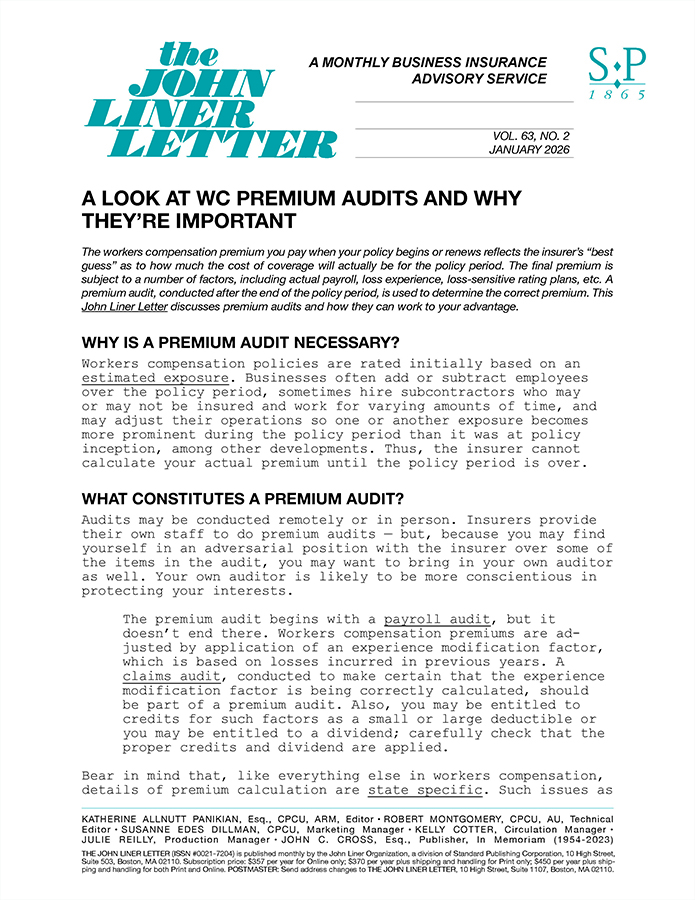 The John Liner Letter Cover Image