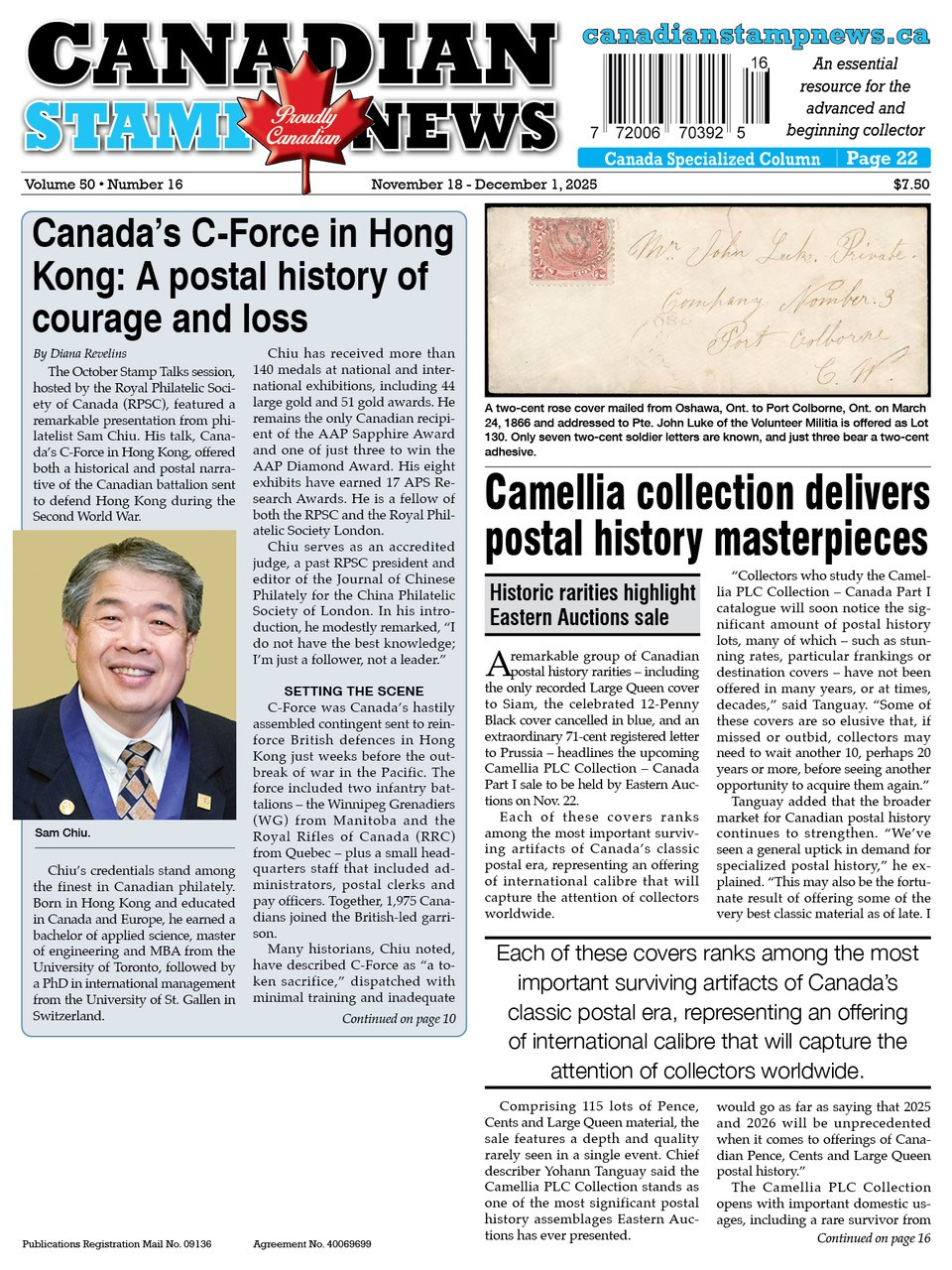 Canadian Stamp News