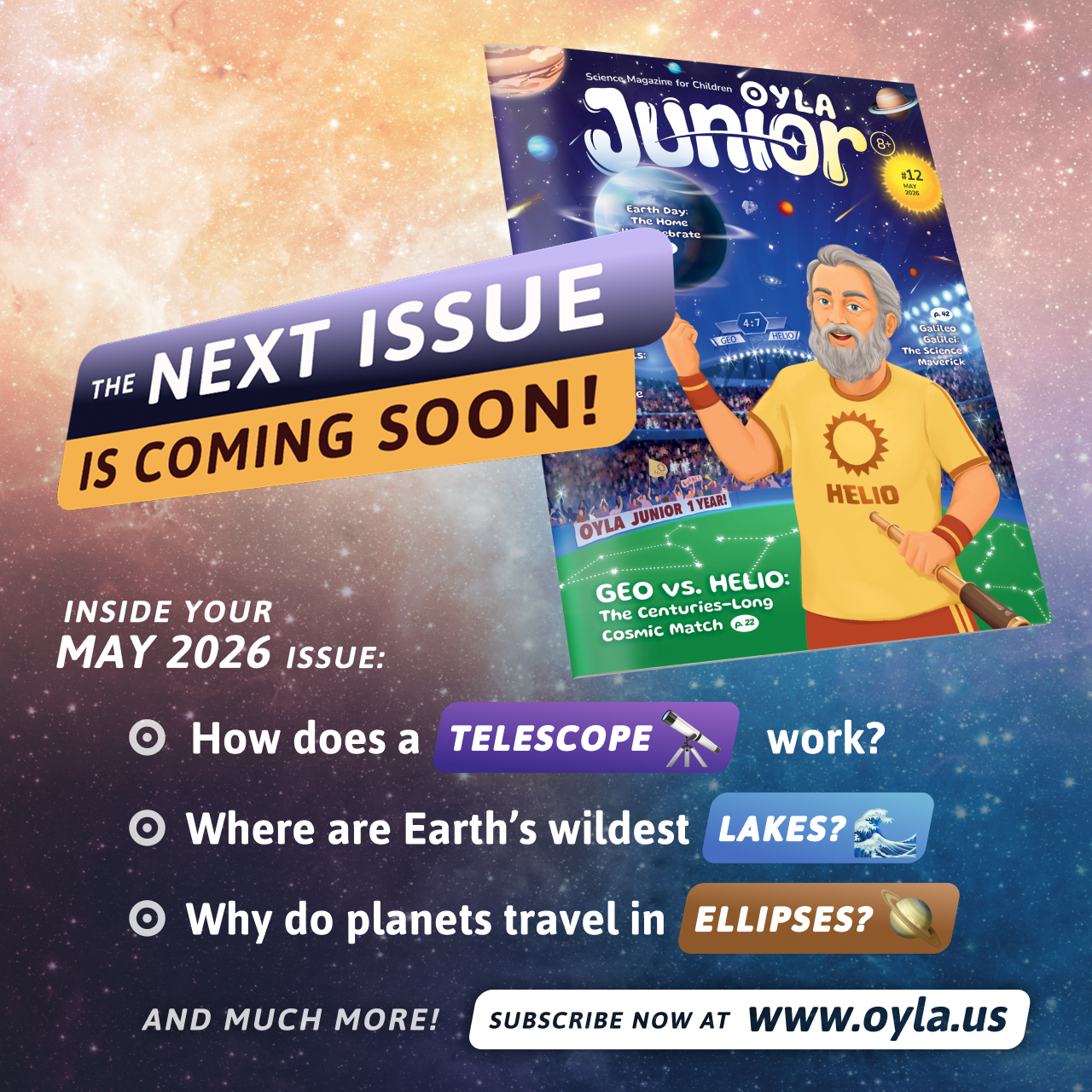 OYLA US JUNIOR (8+) Cover Image