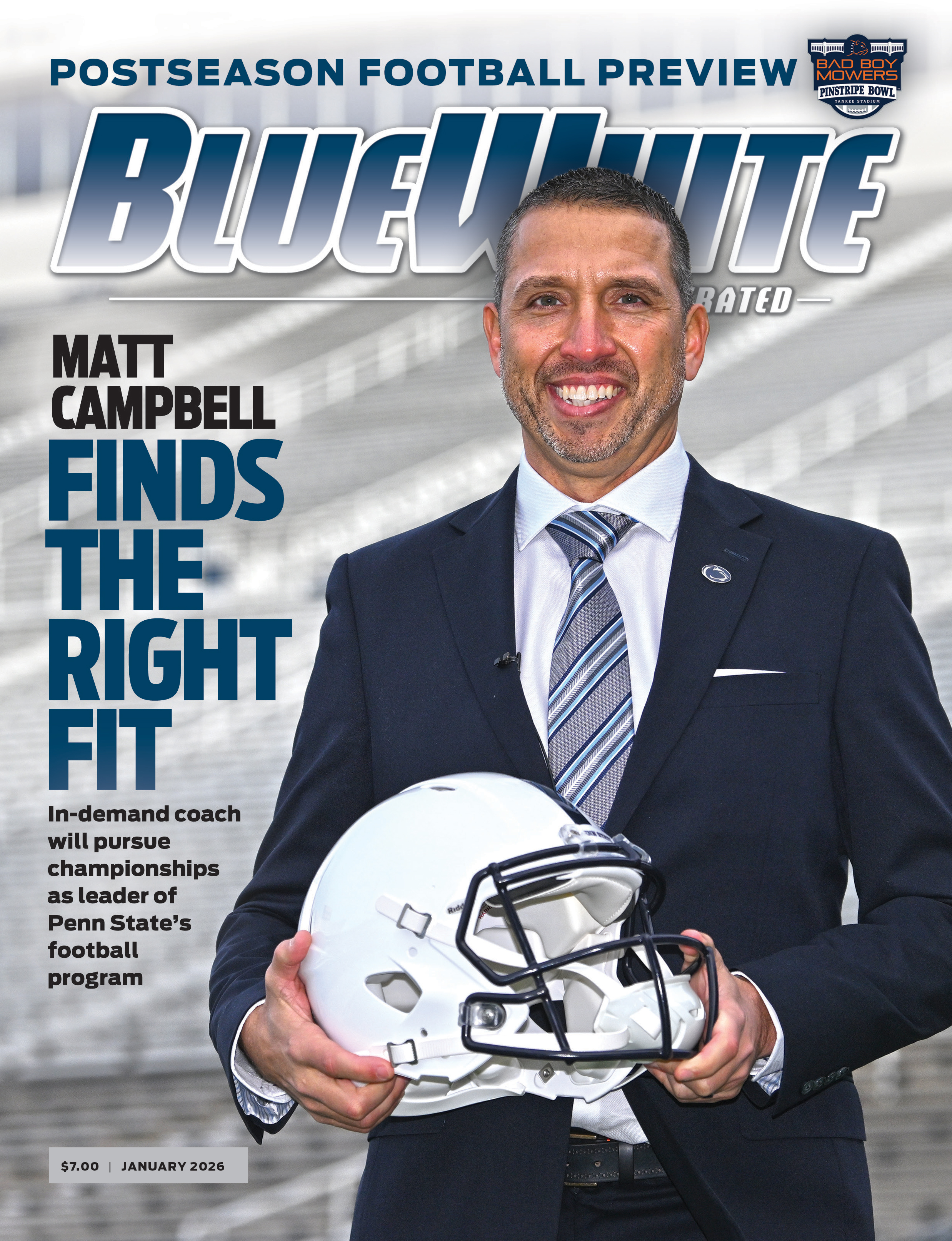 Blue White Illustrated