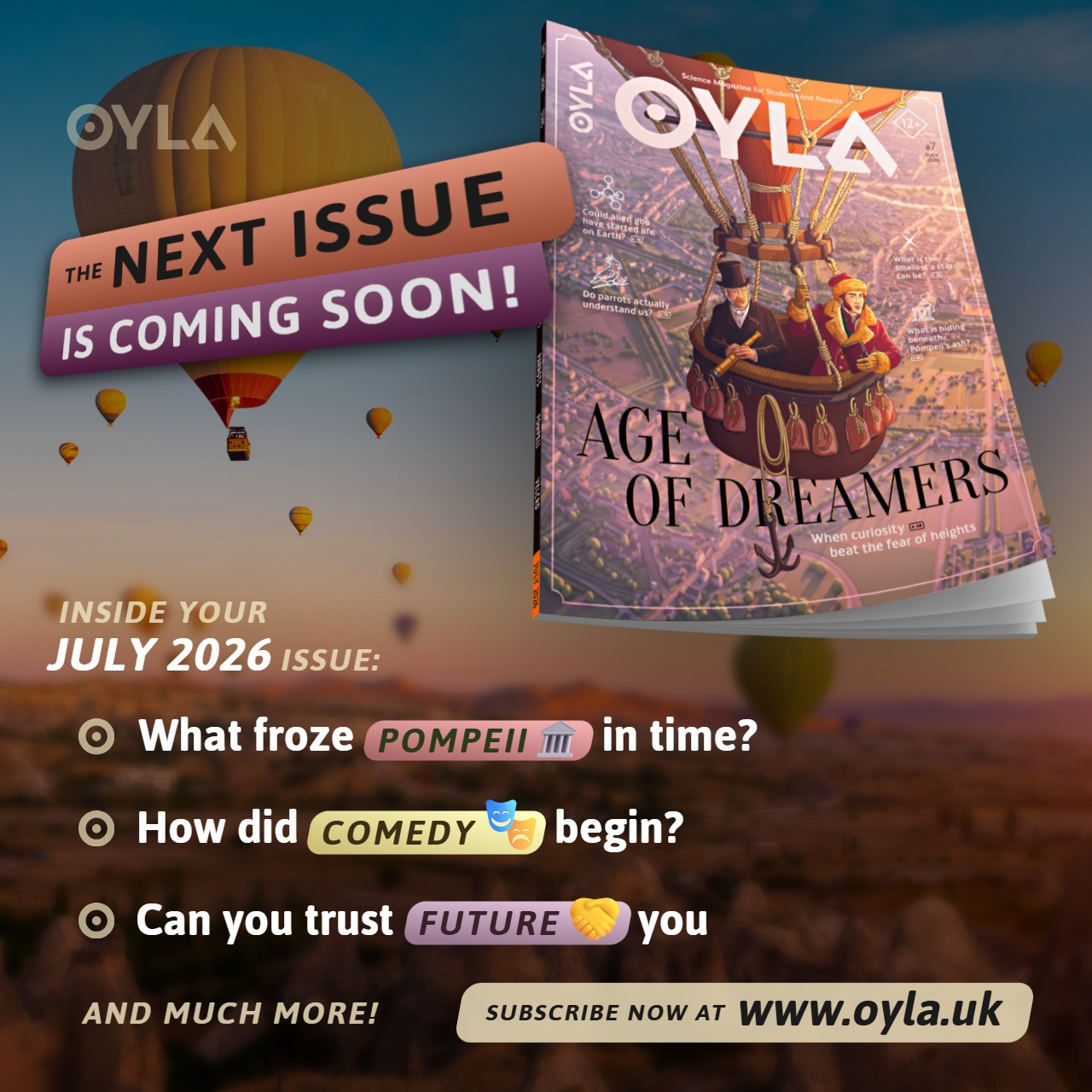 OYLA UK (12+) Cover Image